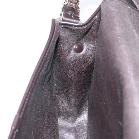 Christian Dior Trotter Canvas Shoulder Bag Brown Gold Auth 141500 - Picture 14 of 16